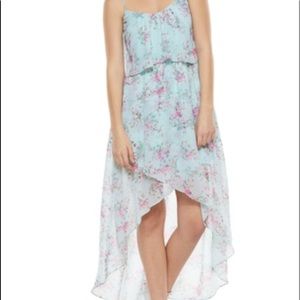 High-Low Floral Dress